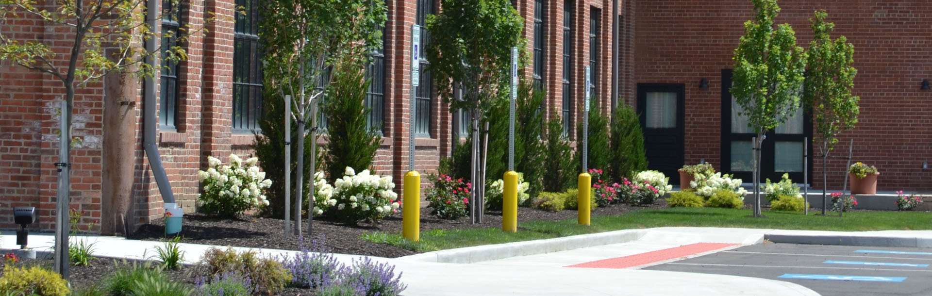 Small Commercial Property Landscaping Rice's in NE, Ohio